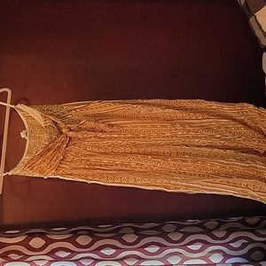 Strapless Geometric Jumpsuit